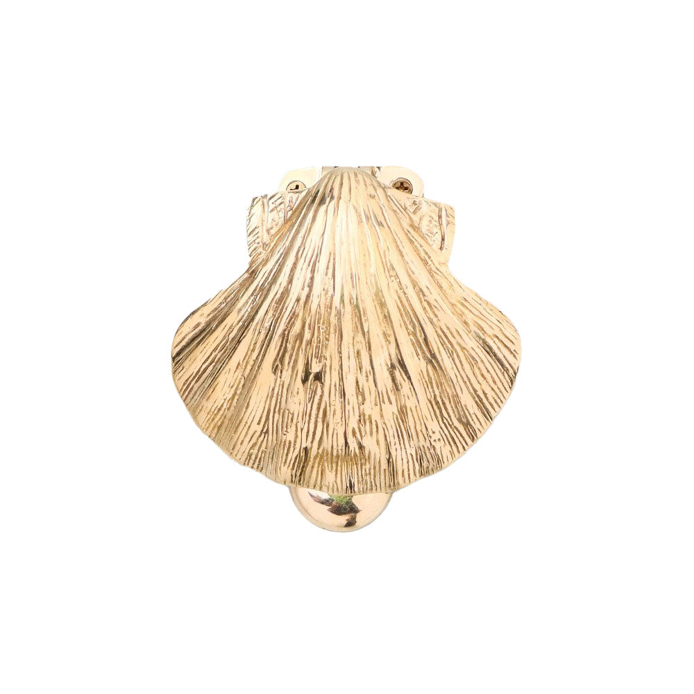 Brass Scallop Door Knocker