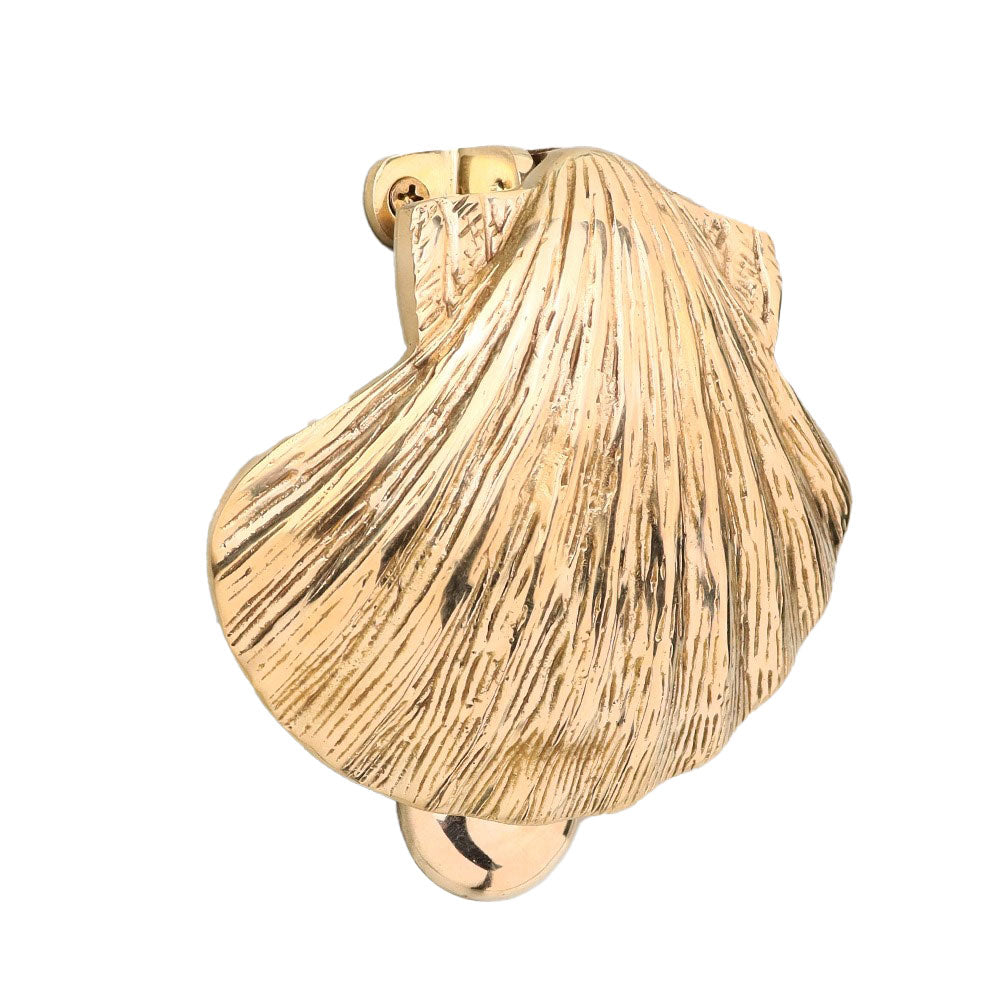 Brass Scallop Door Knocker