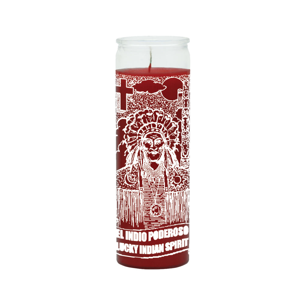 7 Day Candle - Lucky Indian - Red