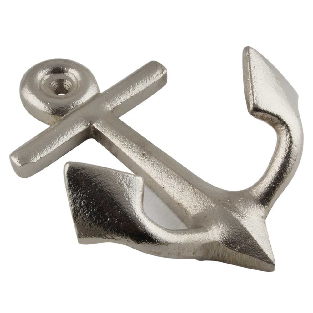 Iron Anchor Wall Hook - Silver