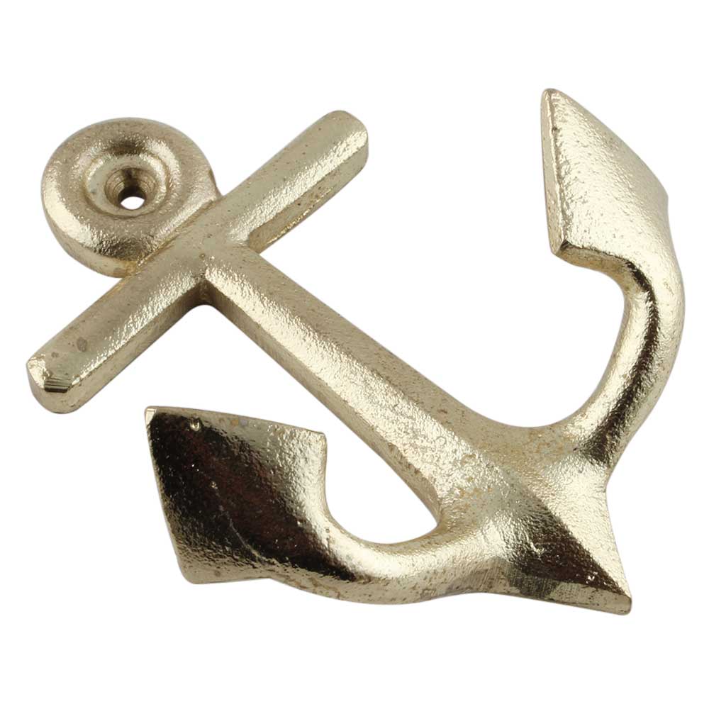 Iron Anchor Wall Hook - Golden