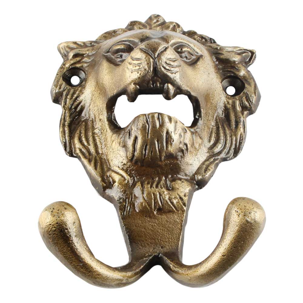 Antique Lion Wall Hook