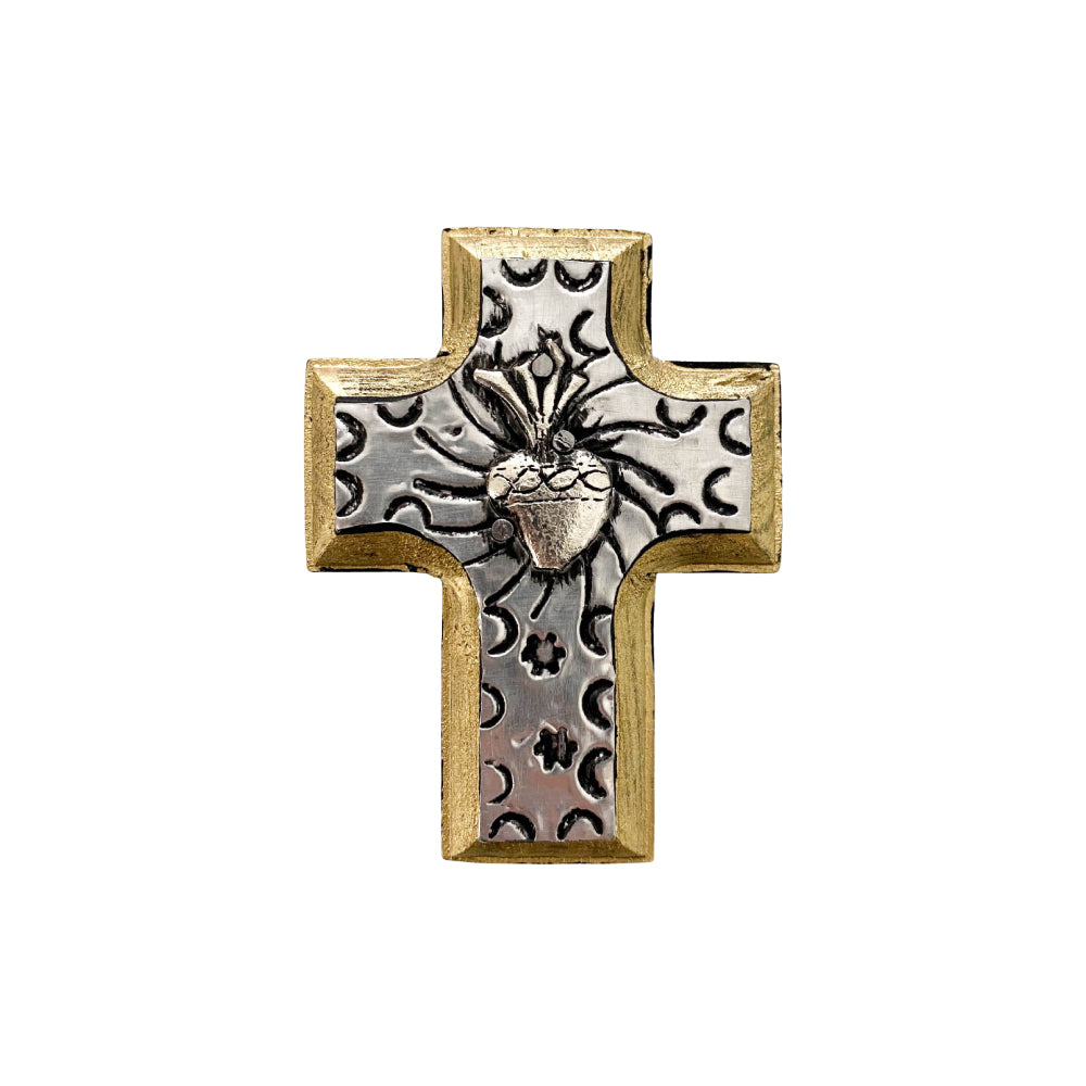 Wooden Milagro Mini Cross - 4