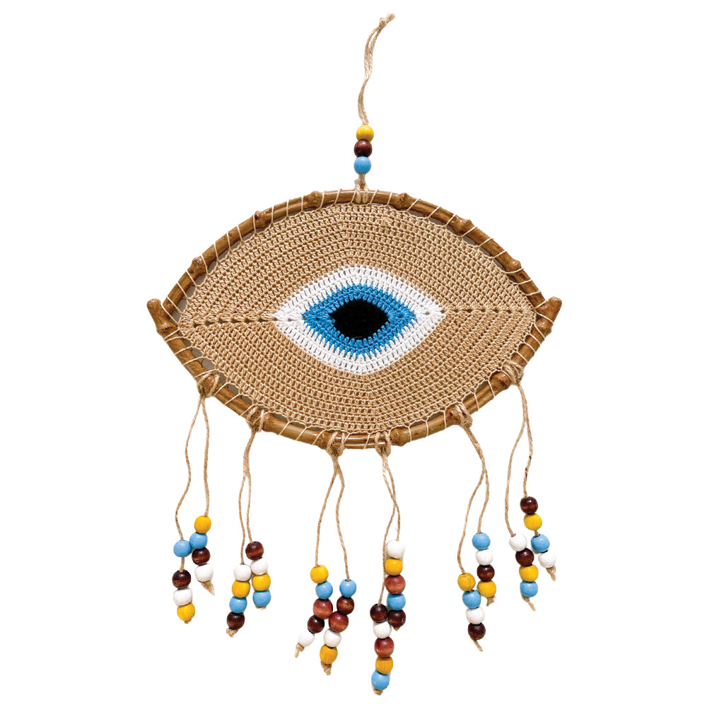 Crochet Evil Eye Wall Hanger - 1