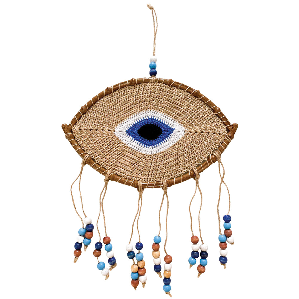 Crochet Evil Eye Wall Hanger - 3