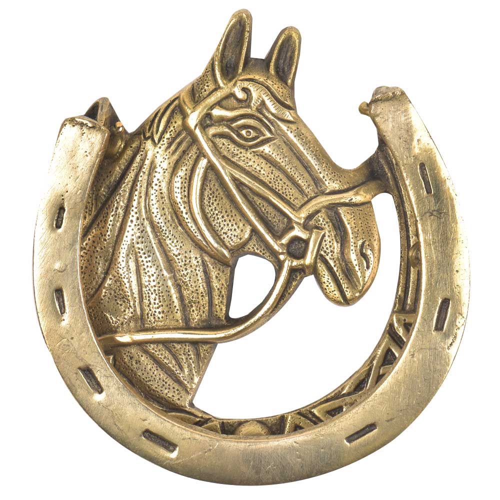 Brass Horseshoe Door Knocker