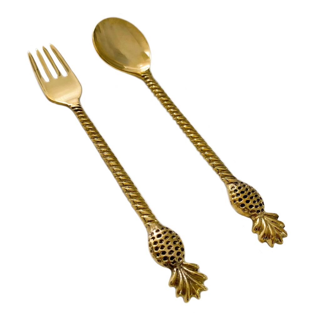 Brass Pineapple Servers