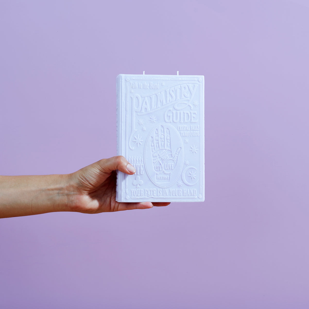 Palmistry Guidebook Candle - Blue