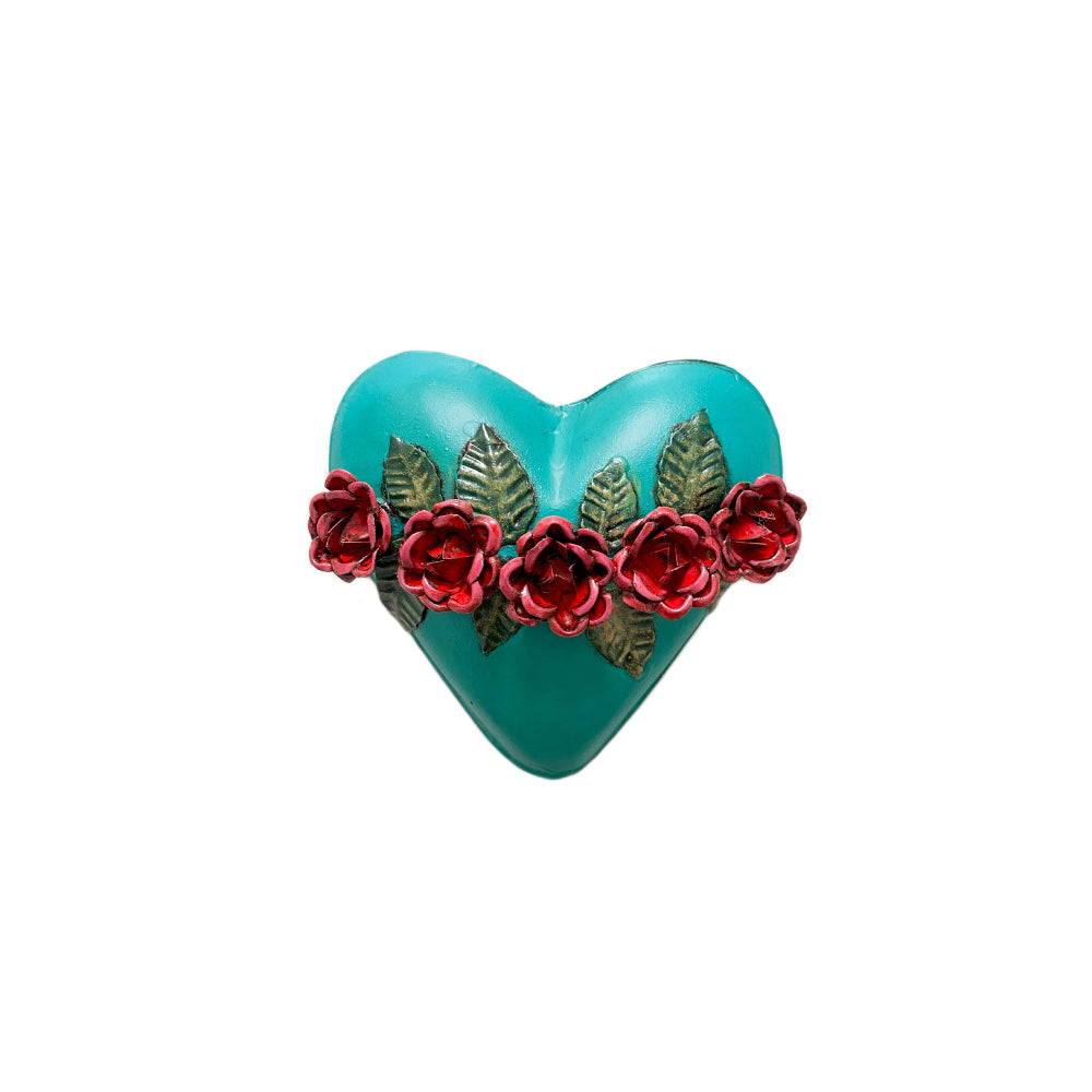 Small Crown Of Roses - Teal
