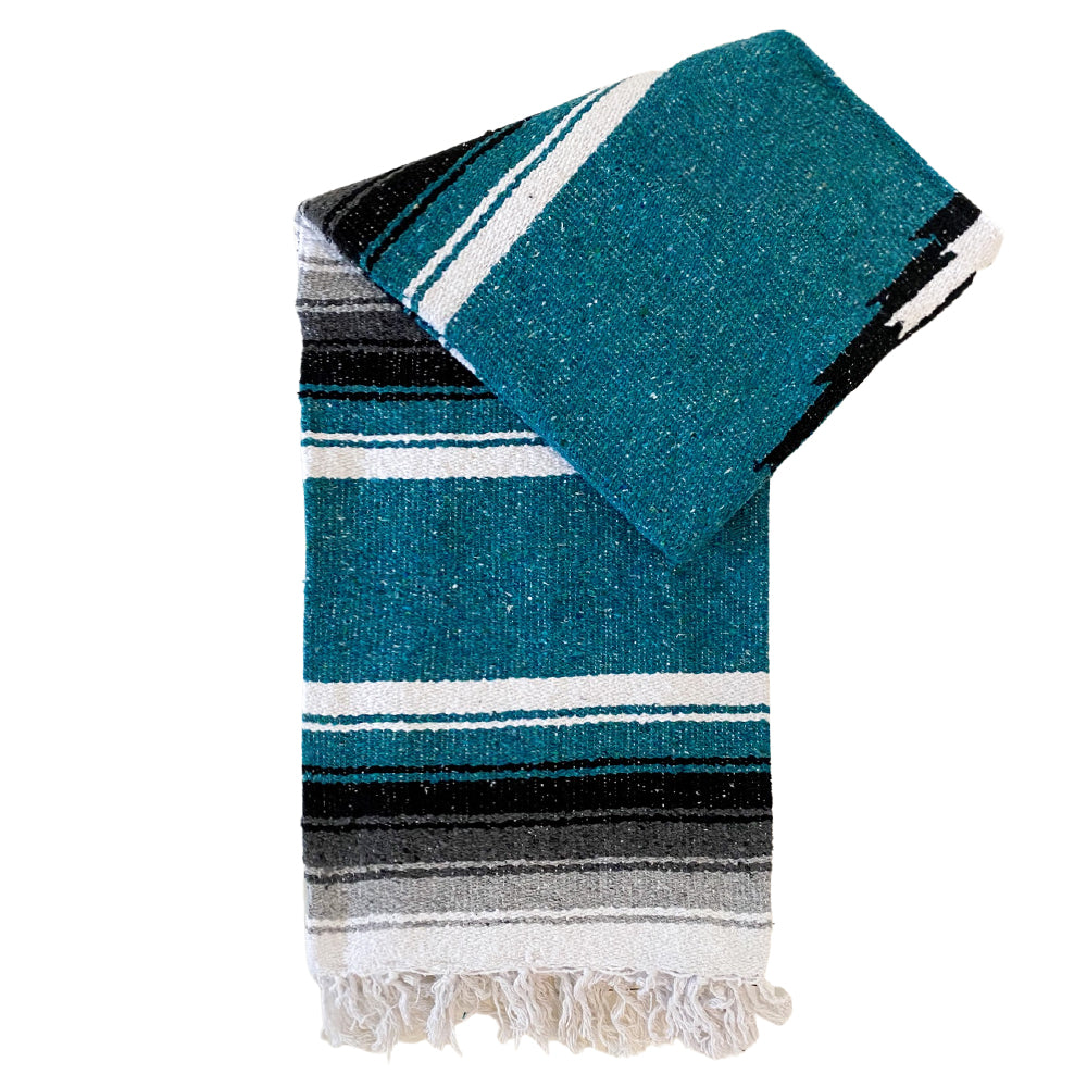 Valley Diamond Blanket - Teal
