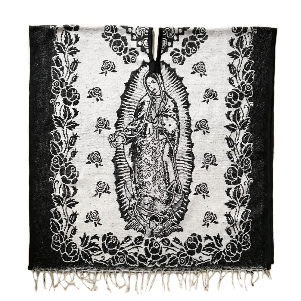Poncho - Virgen de Guadalupe Black