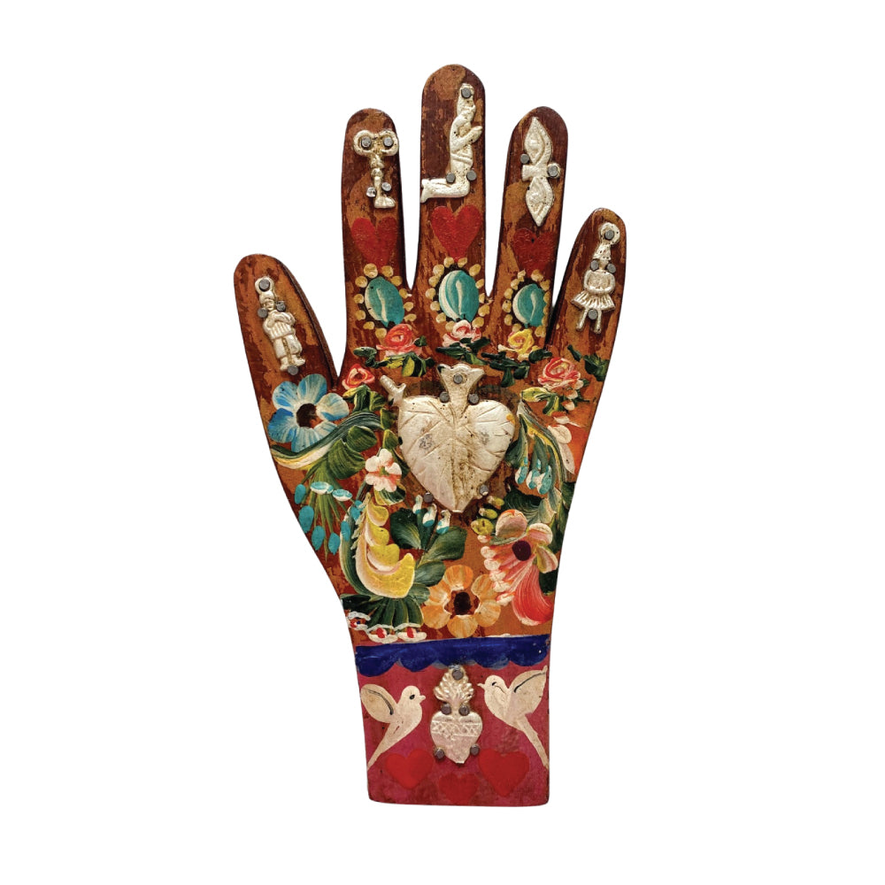 Large Vintage Wooden Hand - 1