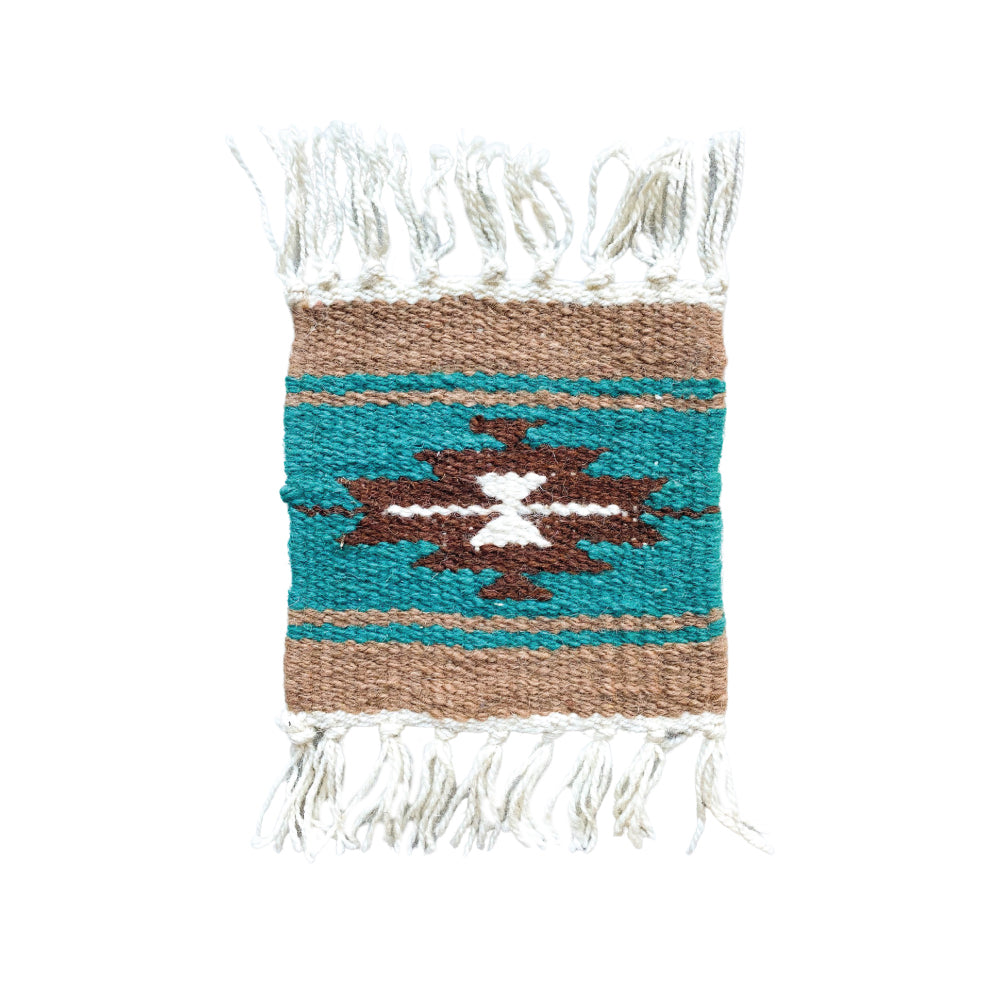 Zapotec Coaster - Seafoam