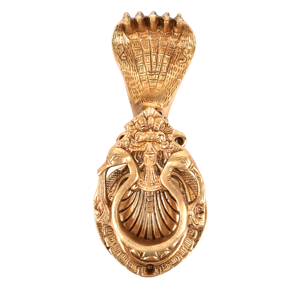 Brass Sheshnag Door Knocker