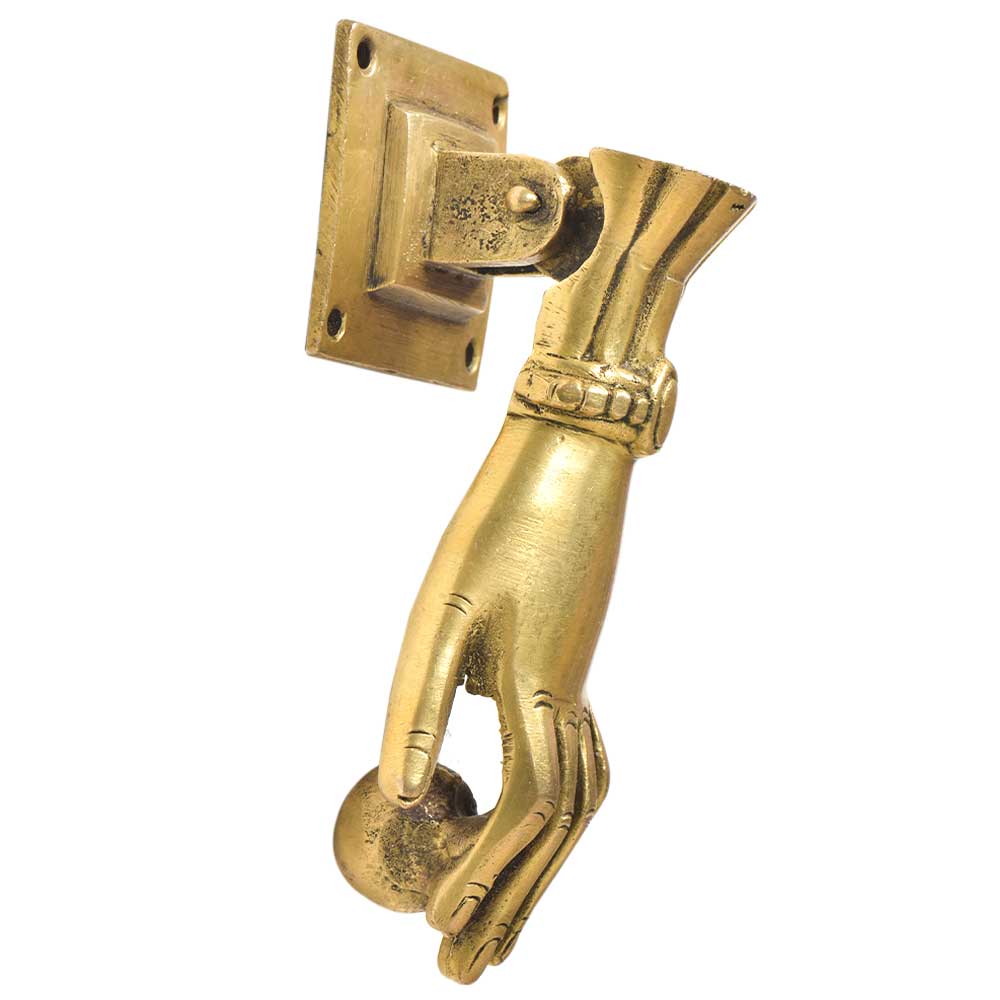 Brass Hand Door Knocker