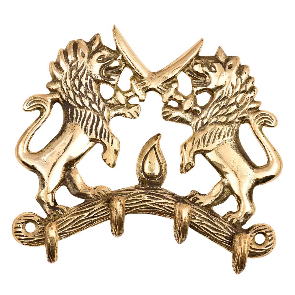 Lion Brass Hook