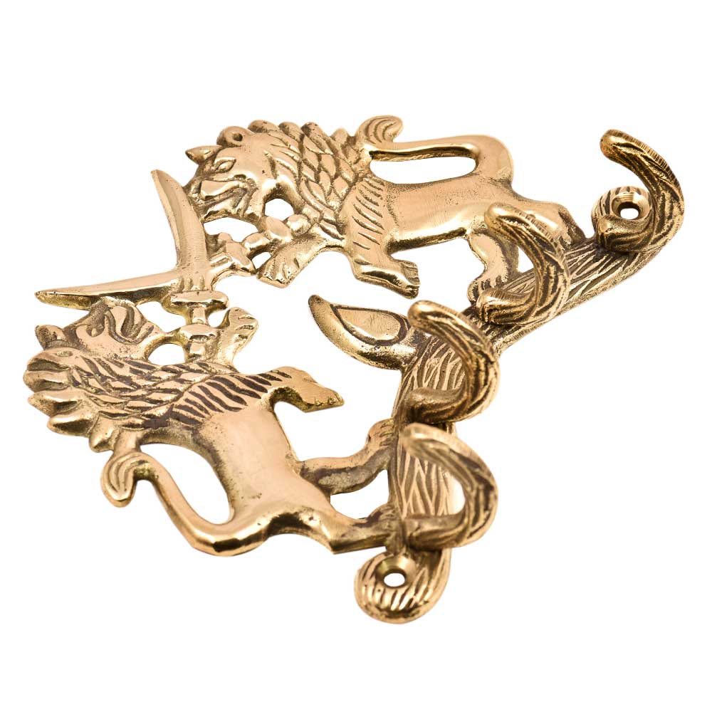 Lion Brass Hook