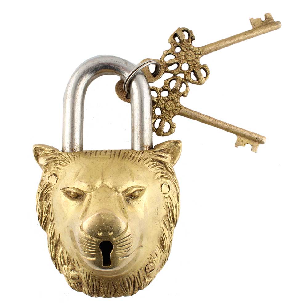 Lion Lock & Key