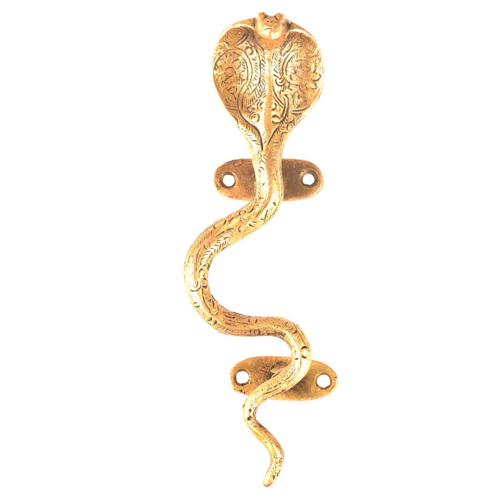 Medium Brass Snake Handle