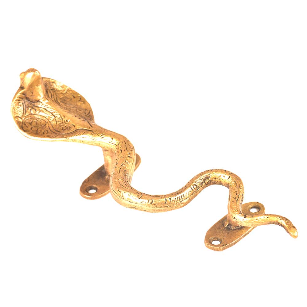 Medium Brass Snake Handle
